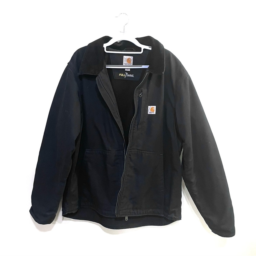 Carhartt Black Full Swing Armstrong Work Jacket Men’s L